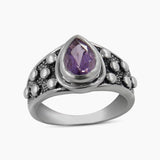 925 Silver Natural Peridot Rings