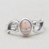Rainbow Moonstone Silver Rings