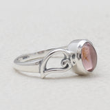 Rainbow Moonstone Silver Rings