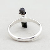 Tourmaline Pencil Silver Ring