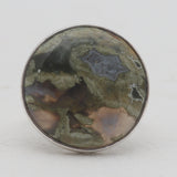 Peanut Wood Jasper Silver Rings