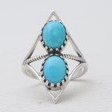 Mexican Turquoise Silver Rings