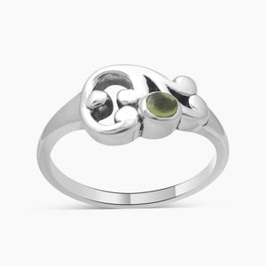 925 Sterling Silver Peridot Rings