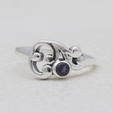 925 Sterling Silver Blue Iolite Rings