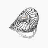 Pearl Silver Rings