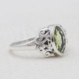 Peridot Sterling Silver Rings