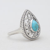 Mexican Turquoise Designer Silver Rings