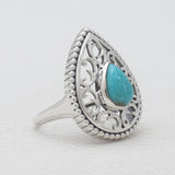 Mexican Turquoise Designer Silver Rings