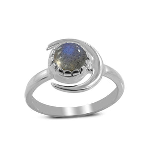 925 Sterling Silver Labradorite Rings