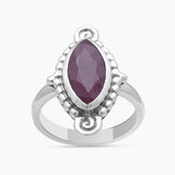 Rainbow Moonstone Sterling Silver Rings