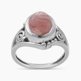 925 Sterling Silver Rhodochrosite Rings