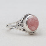 925 Sterling Silver Rhodochrosite Rings
