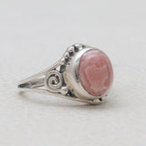 925 Sterling Silver Rhodochrosite Rings