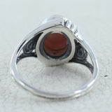 Rhodochrosite Silver Rings