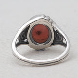 925 Sterling Silver Rhodochrosite Rings