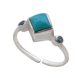 Mexican Turquoise Sterling Silver Ring