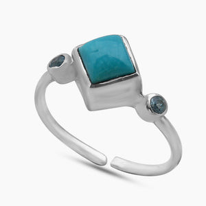 Mexican Turquoise Sterling Silver Rings