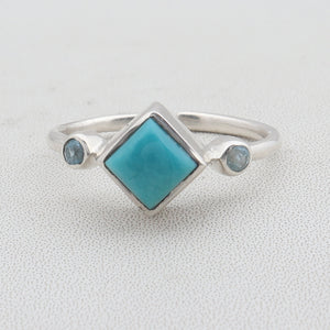 Mexican Turquoise Sterling Silver Ring