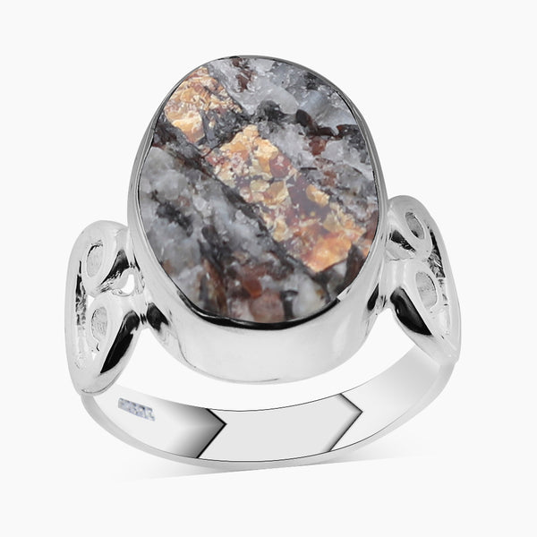 Astrophyllite Silver Rings