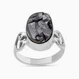 Shungite Silver Rings