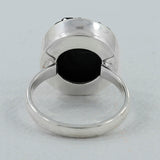 Raw Black Slice Ring