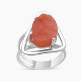 925 Sterling Silver Carnelian Rings