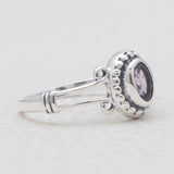 925 Sterling Silver Amethyst Rings