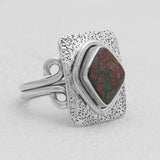 Ammolite Silver Rings
