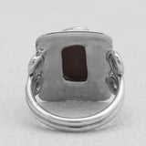 Ammolite Silver Rings