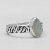 925 Sterling Silver Ethiopian Opal Rings