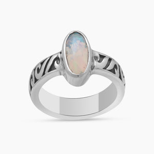 925 Sterling Silver Ethiopian Opal Rings