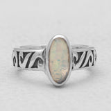 925 Sterling Silver Ethiopian Opal Rings