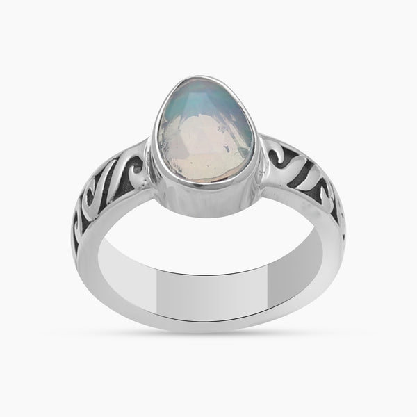 925 Sterling Silver Ethiopian Opal Rings