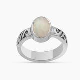 925 Sterling Silver Ethiopian Opal Rings