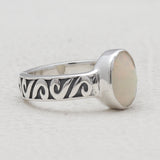 925 Sterling Silver Ethiopian Opal Rings