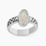 925 Sterling Silver Ethiopian Opal Rings