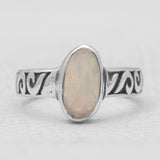 925 Sterling Silver Ethiopian Opal Rings