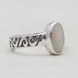 925 Sterling Silver Ethiopian Opal Rings