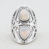 Ethiopian Opal Silver Ring