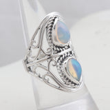 Ethiopian Opal Silver Ring