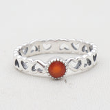 925 Sterling Silver Amethyst Rings