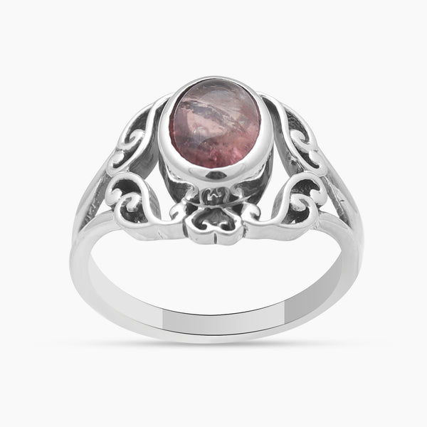 925 Sterling Silver Rainbow Moonstone Rings
