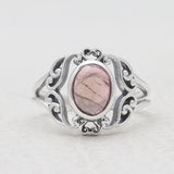 925 Sterling Silver Rainbow Moonstone Rings