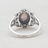 925 Sterling Silver Rainbow Moonstone Rings