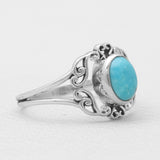 925 Sterling Silver Mexican Turquoise Rings