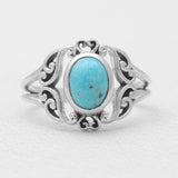 925 Sterling Silver Mexican Turquoise Rings
