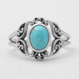 925 Sterling Silver Mexican Turquoise Rings