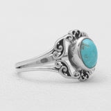 925 Sterling Silver Mexican Turquoise Rings