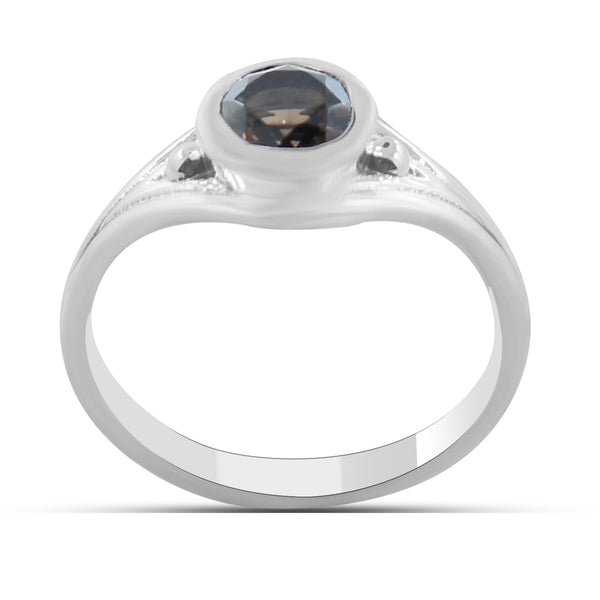 925 Sterling Silver Smoky Quartz Rings