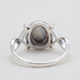 Dendritic Opal Silver Rings